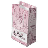 Ballerina Doll | Roze Tourmaline | Personaliseren Klein Cadeauzakje (Achterkant Gekanteld)