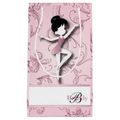 Ballerina Doll | Roze Tourmaline | Personaliseren Klein Cadeauzakje (Voorkant)