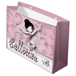 Ballerina Doll Roze Tourmaline Personaliseren Large Cadeautasje