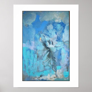 Ballerina door zaziart 11 x 16 Poster afdrukken