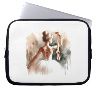 "Ballerina Dreams – Beschermende laptophoes" Laptop Sleeve