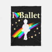 BALLERINA DREAMS IS WAAR FLEECE DEKEN (Voorkant)