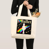 BALLERINA DREAMS IS WAAR GROTE TOTE BAG (Voorkant (product))