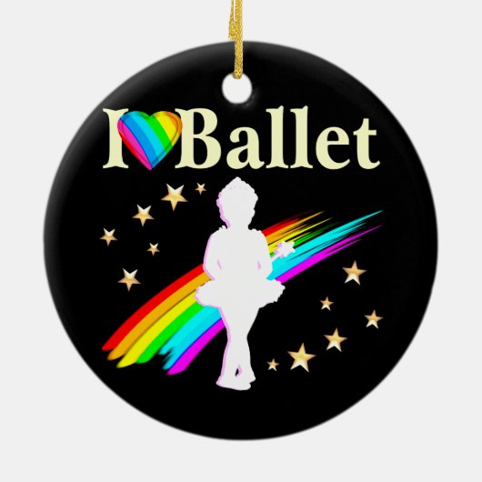 BALLERINA DREAMS IS WAAR KERAMISCH ORNAMENT (Achterkant)