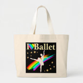 BALLERINA DROMEN KOMEN TOT WARE VORMGEVING GROTE TOTE BAG (Voorkant)