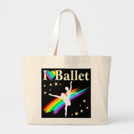 BALLERINA DROMEN KOMEN TOT WARE VORMGEVING GROTE TOTE BAG