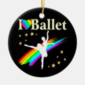 BALLERINA DROMEN KOMEN TOT WARE VORMGEVING KERAMISCH ORNAMENT (Voorkant)