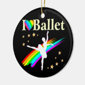 BALLERINA DROMEN KOMEN TOT WARE VORMGEVING KERAMISCH ORNAMENT (Links)
