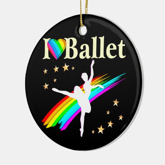 BALLERINA DROMEN KOMEN TOT WARE VORMGEVING KERAMISCH ORNAMENT (Links)