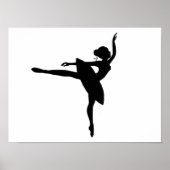  Ballerina druk Poster (Voorkant)