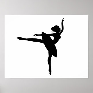 Ballerina druk Poster