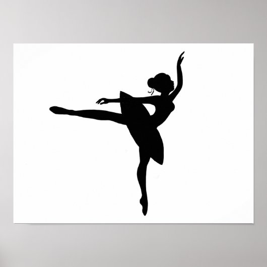 Ballerina druk Poster (Voorkant)