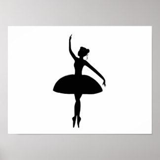 Ballerina druk Poster