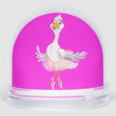 Ballerina Duck Sneeuwbol (Achterkant)