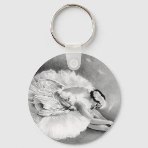 Ballerina Dying Swan Sleutelhanger