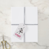 Ballerina een Pirouette van Dankbaarheid Ballet Fa Cadeaulabel (Met Touw)