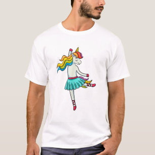 Ballerina Eenhoorn Dansende Balletdanseres Tutu Ju T-shirt