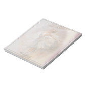 Ballerina Elegant Pose Bordergrens Notitieblok (Linkerzijde)