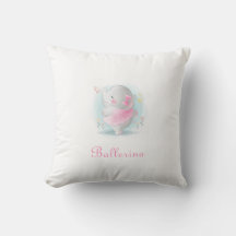 Ballerina Elephant Baby Girl Nursery Decor Cute