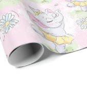 Ballerina Elephant Cadeaupapier (Rol Hoek)