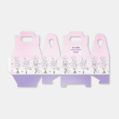 Ballerina Elephant Dance Overweging Bedankdoosjes (Uitgevouwen)