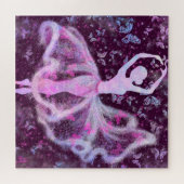 Ballerina en Butterflies Jigzaag Puzzle - Ballet Legpuzzel (Horizontaal)
