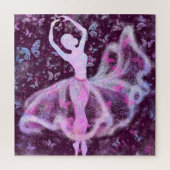 Ballerina en Butterflies Jigzaag Puzzle - Ballet Legpuzzel (Verticaal)
