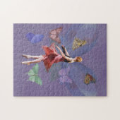 Ballerina en Butterflies Legpuzzel (Horizontaal)