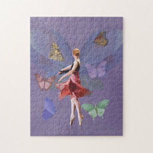 Ballerina en Butterflies Legpuzzel