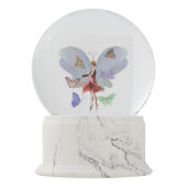 Ballerina en Butterflies Sneeuwbol (Voorkant)