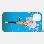 Ballerina en Cherry Blossom Case-Mate iPhone Case (Achterkant (horizontaal))