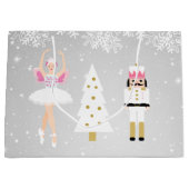 Ballerina en Notenkraker Kerstcadeau Tas Large Cadeautasje (Voorkant)