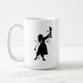 Ballerina en Nutcracker met Kerstmis Koffiemok (Links)