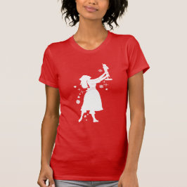 Ballerina en Nutcracker met Kerstmis T-shirt