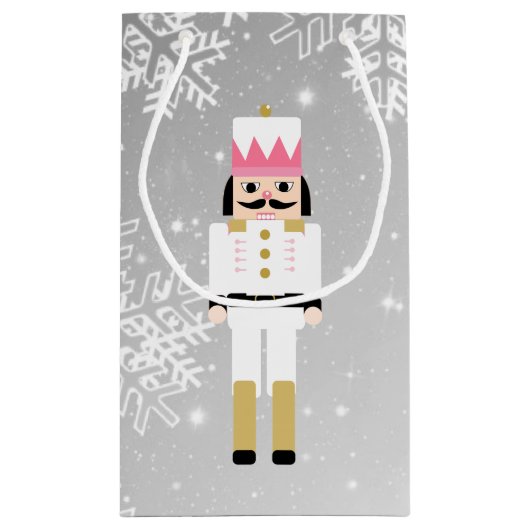 Ballerina en Nutkraker kerstcadeautas Klein Cadeauzakje (Achterkant)