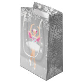 Ballerina en Nutkraker kerstcadeautas Klein Cadeauzakje (Voorkant Gekanteld)