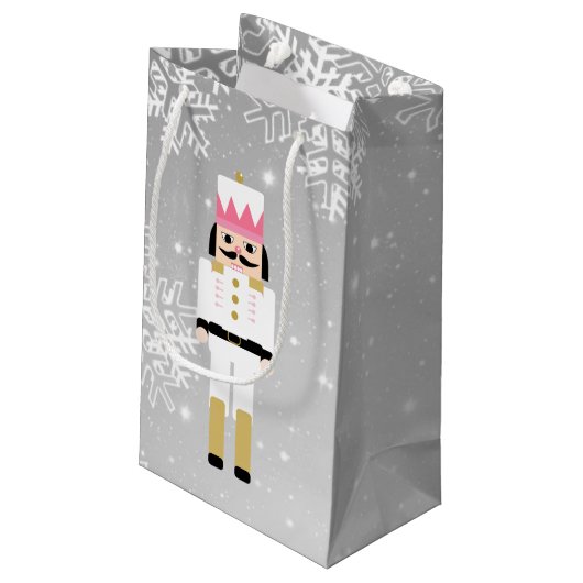 Ballerina en Nutkraker kerstcadeautas Klein Cadeauzakje (Achterkant Gekanteld)