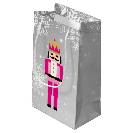 Ballerina en Nutkraker kerstcadeautas Klein Cadeauzakje (Achterkant Gekanteld)