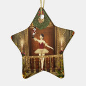 Ballerina en Nutkraker kerststerren Ornament (Links)