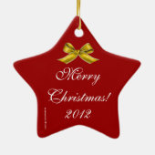 Ballerina en Nutkraker kerststerren Ornament (Achterkant)