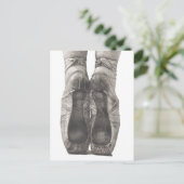 Ballerina en Pointe Briefkaart (Staand voorkant)
