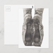 Ballerina en Pointe Briefkaart (Voorkant / Achterkant)