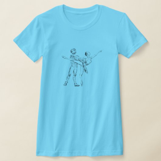 Ballerina en Robot T-shirt (Laagn)