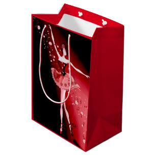 Ballerina en Rozen Ruby Medium Cadeauzakje
