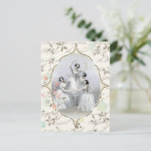  Ballerina en Typografie Briefkaart (Staand voorkant)