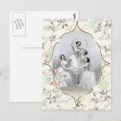  Ballerina en Typografie Briefkaart (Voorkant / Achterkant)