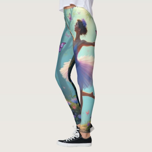 Ballerina en vlinders Leggings (Links)