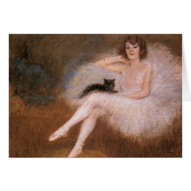 Ballerina en zwarte kat (Voorkant Horizontaal)