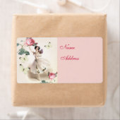 Ballerina Fairy Adres Etiket (Insitu)