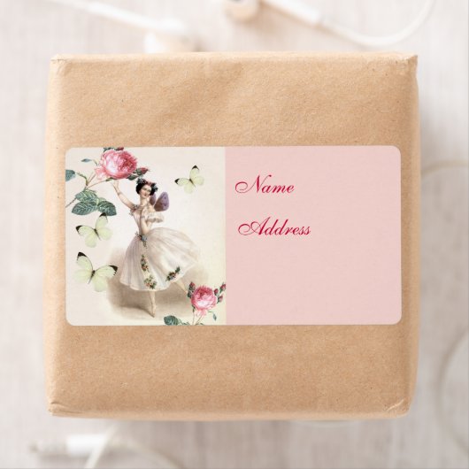 Ballerina Fairy Adres Etiket (Insitu)